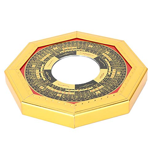 Pssopp Bagua Mirror, Traditional Chinese Feng Shui Mirror Convex Concave Mirror Exorcism Amulet Magic Mirror Protection Lucky Craft Art Taoism De