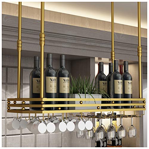 Ndustrial Retro Stylish Simplicity Wine Rack Stylish Simplicity Down Simple Display Storage Goblet Glass Holder Height Adjustable Restaurant Kitc