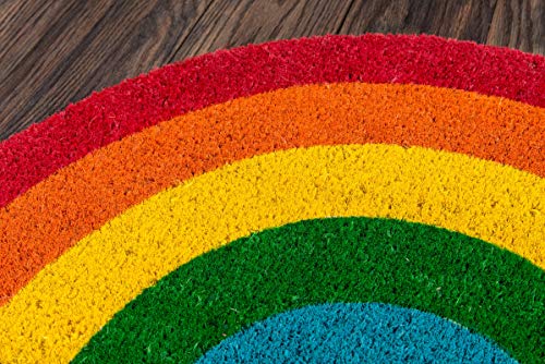 Novogratz by Momeni Rugs Doormat, Synthetic, Multi Color, 1 ft 4 in x 2 ft 6 in