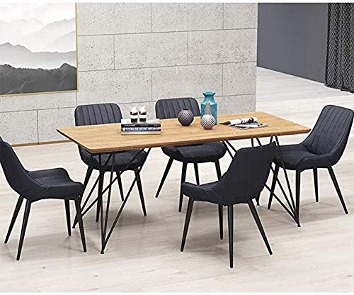 Modern Kitchen Dining Room Chairs PU Leather Dining Chairs Set Of 2 Kitchen Counter Chairs Leisure Living Room Corner Chairs With Metal Legs Seat