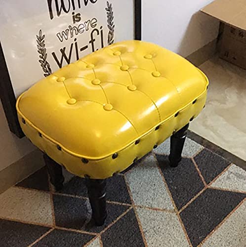 Leather Bench,Premium Buttons End of Bed Bench UPHOLSTERED Bench Seat,Solid Wood Frame,Rustic Bedroom Bench Entryway Bench Living Room Bench-Whit