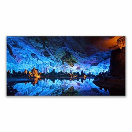 Tulup Splashback - 140x70cm Backsplash Cooker Hob Wall Splashback - Kitchen Wall Panels - Heat Resistant - Toughened/Tempered Safety Real Glass -