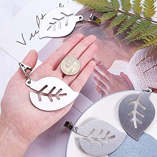 NT-ling 4 Pieces Table Cloth Clips, Stainless Steel Tablecloth Clips, Table Cover Clamps Holder for Party, Picnic, Garden, Home, Indoor, Outdoor