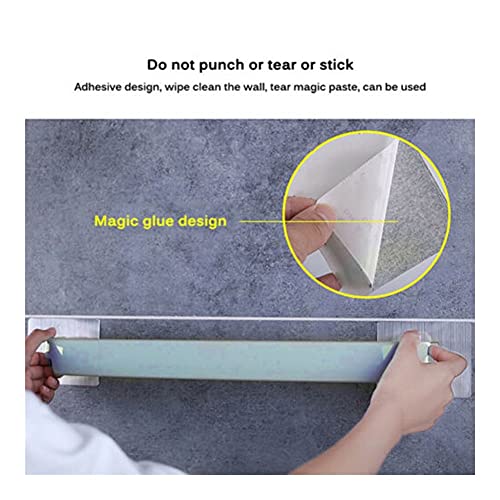 HIGOH Towel Racks, Towel Rail for Bathroom,3Pcs Towel Rail Rack Holder,Wall Mounted Bathroom Self-Adhesive Hanging Hanger Shelf,Multi Decorations