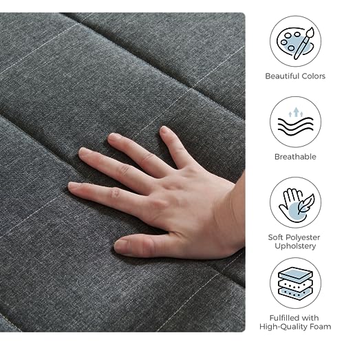Inofia Folding Mattress Cover, Sofa Bed Cover, Foldable Mattress Storage Bag, Durable Carry Case Fits for 15CM Double Tri Folding Mattress,Washab