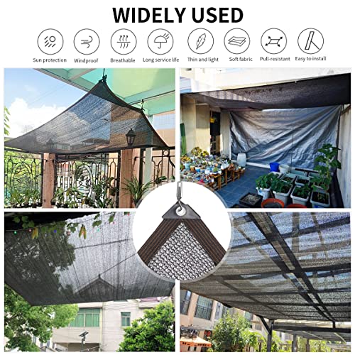 Storystore 40% Shade Cloth Greenhouse Shading Net with Grommets, 2x 4M Sunblock Shade Cloth for Garden, Pergola, Patio Plants, Greenhouse, Chicke