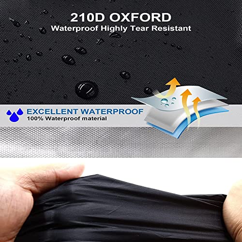 Priksia Egg Chair Cover, Egg Chair Covers Waterproof, Double Egg Chair Cover, Egg Chair, Anti-dust with Zipper 210D Oxford Fabric Veranda Garden