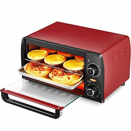 SZDQX Microwave Oven Electric Oven Home Baking Machine Mini Small Automatic Multi-Function Cake Bread,Steel Countertop Microwave Oven