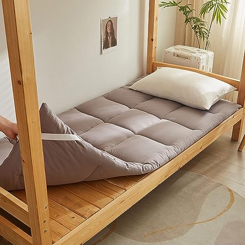 Mattress topper Folding Soft Mattress Bedding Single Double Foldable Mattress Student Mattress Cool Breathable Fluffy Soft Mattress (Color : A, S