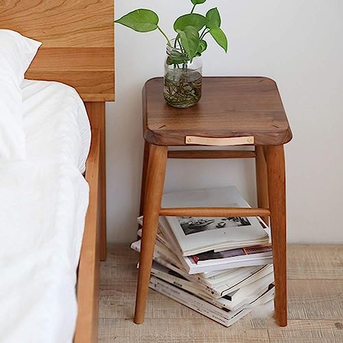 LUKEO Small stool - Fashion Solid Wood Table Stool Multifunctional Dressing Table Stool Shoe Bench Home Multifunction Household Creative.