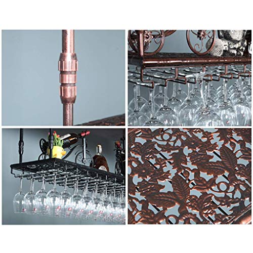 Stylish Simplicity Wine Rack, Vintage Wrought Iron Wine Rack, Ceiling Wine Rack, Creative Display Rack, Home Goblet Rack, Restaurant Kitchen Bar