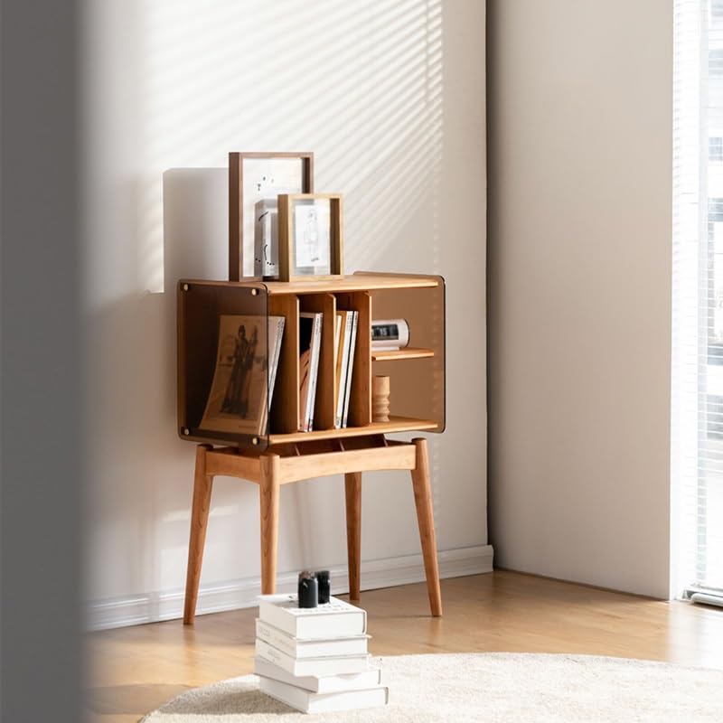 MJWDP Side Cabinet Bedside Cabinet Wabi-Sabi Wind Side Several Bedside Cabinet Book And Newspaper Cabinet