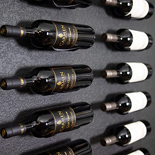 Floating Wine Bottle Rack- Wall Mounted Designer Display Wine Rack Bottle Holder