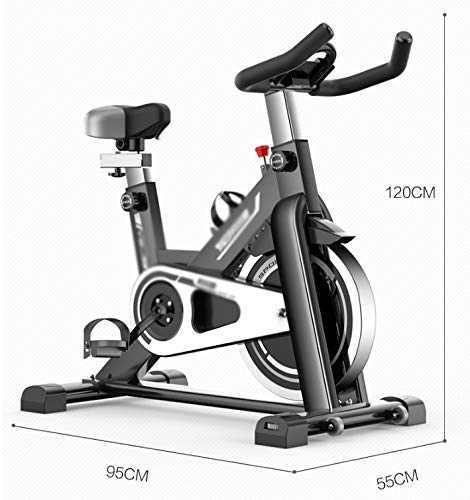NXYJD Indoor Exercise Bike with Monitor Adjustable Seat Handlebars Cycling Spinning Bike for Home Cardio Workout Home Gym