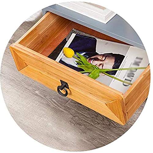 JYDQM End Table with Drawer 1-Tier, Nightstand Table for Bedroom Living Room, Design, Sturdy Easy Assembly