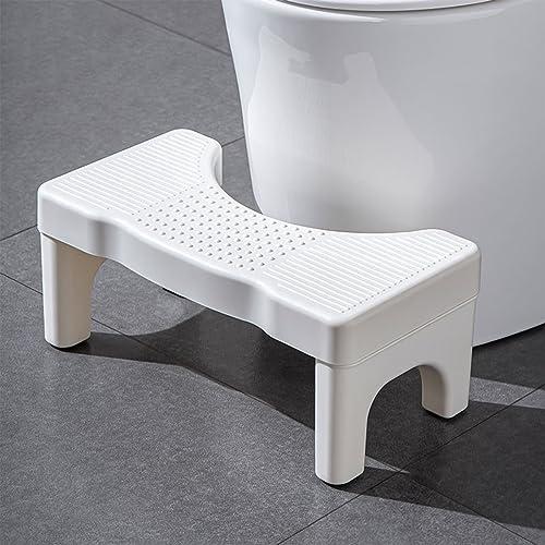 Toilet Stool Poop Stool for Adults and Children, 7" Portable Plastic Squatty Potty for Squatting Posture, Non-Slip Poop Foot Stool for Bathroom,