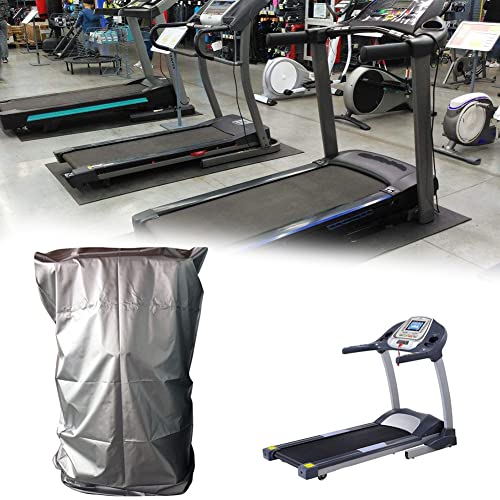Treadmill Cover Dust Protection Made of Oxford Cloth with Zip Anti-UV Waterproof Rainproof Dustproof for Home Gym and Other Sports Grounds, 95 x