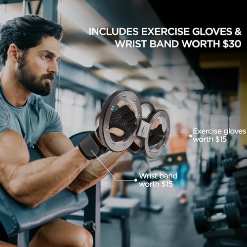 Burn Machine Spinning Burn Rotator Home Boxing Gym Equipment with Adjustable Resistance Gloves Wrist Bands for Workouts and Strength Training of