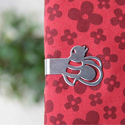 Sourcemall 8 Packs Tablecloth Clips, Bee-like Stainless Steel Table Cover Clamps, Ideal Tablecloth Holders for Home, Picnic, Party