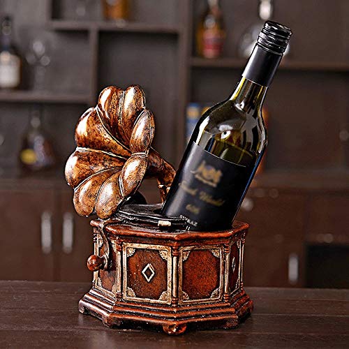DLOETT Vintage Creative Grape Wine Rack, Decoration Restaurant Rotisserie, Nostalgic Personality Wine Bottle Rack