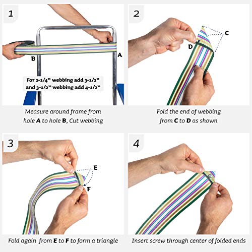 Lawn Chair USA Webbing Screws, 30 Pack