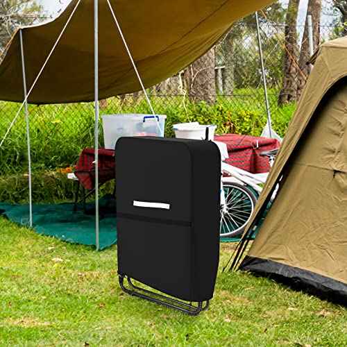 Garden Folding Reclining Chair Cover, Patio Reclining Chair Cover 210D Oxford Fabric Waterproof Dustproof and UV Resistant, Anti Gravity Chair Co