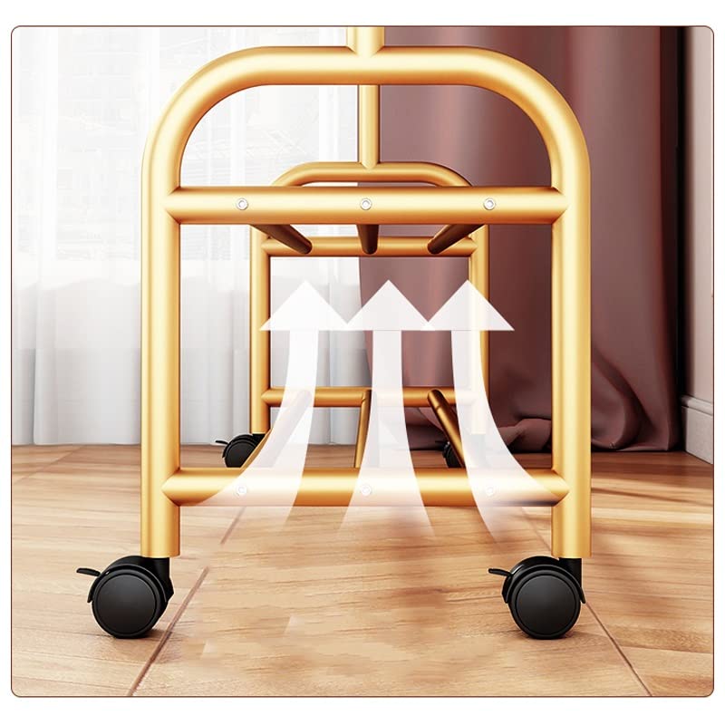 LUKEO Clothes Organizer Rack Bathroom Outdoor Standing Hanger Standing Furniture Bedroom Floor-to-ceiling Hanger (Color : D, Size : 100cm)