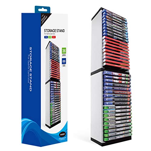Haokaini Game Disc Holder Video Game Storage Tower Bracket Rack 36 Games Disc Holder Storage Shelf Disc Console Host Controller for PS5 Game Disc
