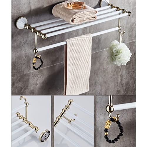HIGOH Towel Racks,Bathroom Towel Rack Wall Mounted Towel Holder,Bathroom Accessories,Towel Rack,Towel Holder Shelf Bath Hardware