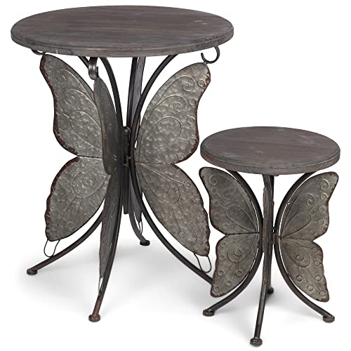 Napco 11565 Butterfly Table, Set of 2