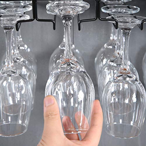 European Hanging Red Fashion Creative Wine Glass Rack Upside Down Wine Rack Bar Wrought Iron Goblet Rack Creative Wine Cabinet Decoration Hanger