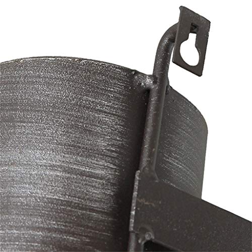 EYLINK Wine Racks,Vintage Wine Rack Wall Holder for 5 Bottles Free Standing Metal | Loft Vintage Wall Shelf Storage Rack Wall-Mounted | Cube Wine