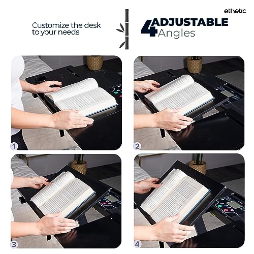 Treadmill Desk Attachment, Adjustable Sturdy Stand Up Desk for Laptop, Computer, and Workstation