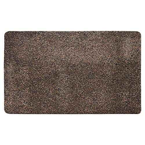 MUD STOPPER Door Mat | Shower Mat | Super Soft Feel | Machine Washable | Non-Slip Door Mat for Home/Office | 100% Polyester | 50 x 80cm - Graphit
