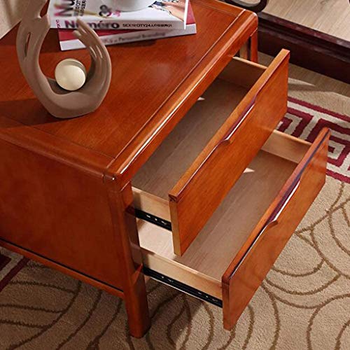 JYDQM Floor Cabinet, 2 Drawers Wooden Storage Cabinet for Home Office Living Room Bathroom Side Table Sturdy Bedroom Night Stand