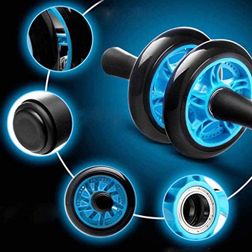 BOLIXIN Durable Belly Roller Bearing Weight Loss Blue Belly Equipment Belly Roller Home Fitness Equipment Office Exercise Fitness Equipment