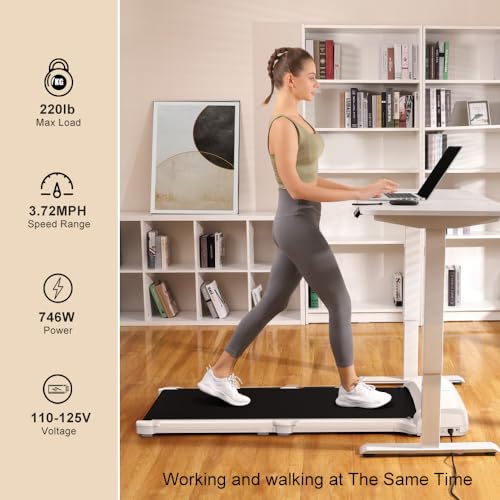 WalkingPad C1 Foldable Treadmill Walking Pad Smart Jogging Exercise Fitness Equipment, Free Installation Low Noise Footstep Induction Speed Contr