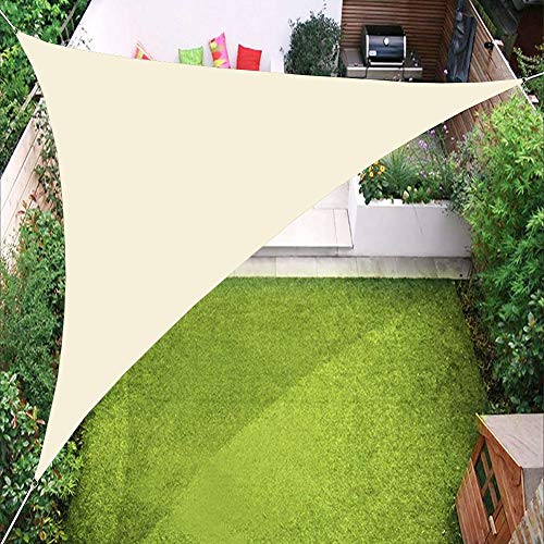 PENGMAI Sun Shade Sails Triangle UV Block Canopy Awning Cover for Patio Backyard Lawn Garden Yard Outdoor Activities