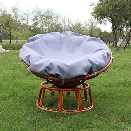 Papasan Cushion Covers Only, Outdoor Cushion Waterproof Slipcover for Papasan Chair Cushion, Easy to Clean Internally Fixed Removable Zippered Pa