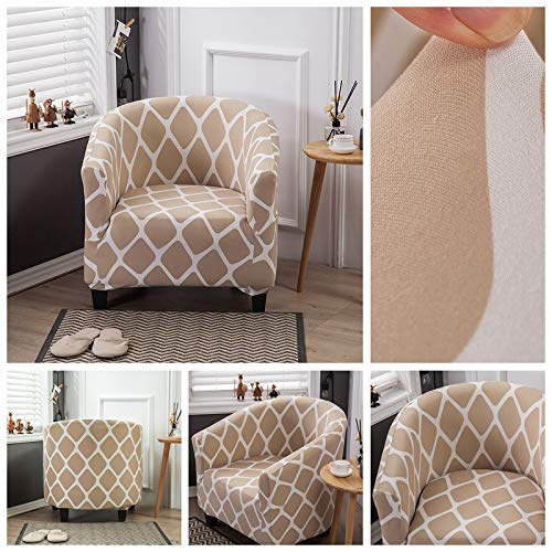 Jianyana Sofa Slipcovers Washable Stretch Sofa Slipcover Tub Chair Cover Armchair Protector Club Chair Cover Furniture Cover with Elastic Stretch