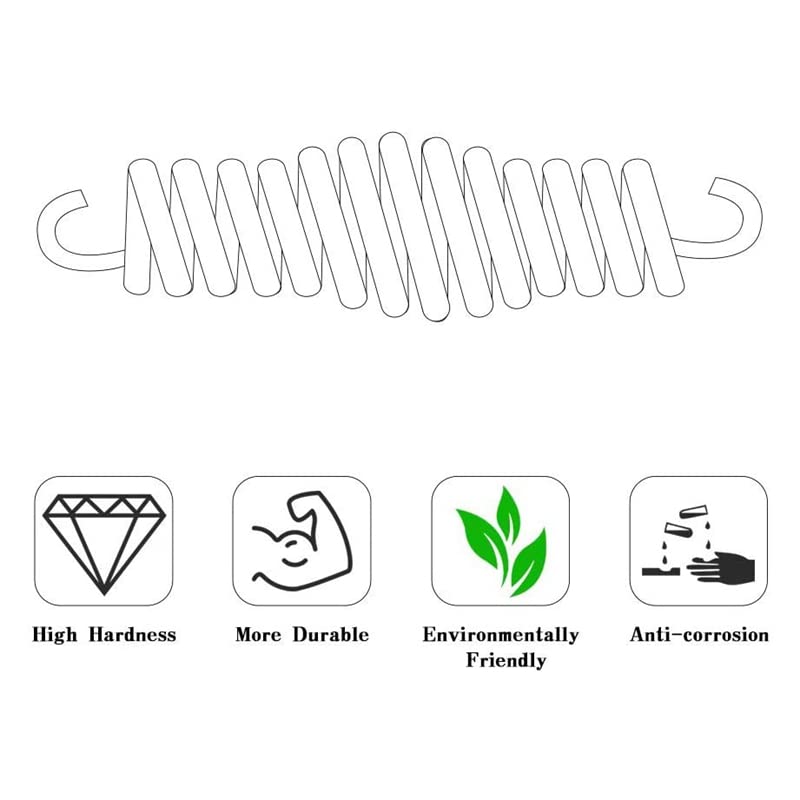 MEETOZ Porch Swing Hanging Spring Kit, Load 700 lbs, for Heavy-Duty Suspensions,Safe for Hammock Chairs or Ceiling Mount Porch Swings - Sandbags,
