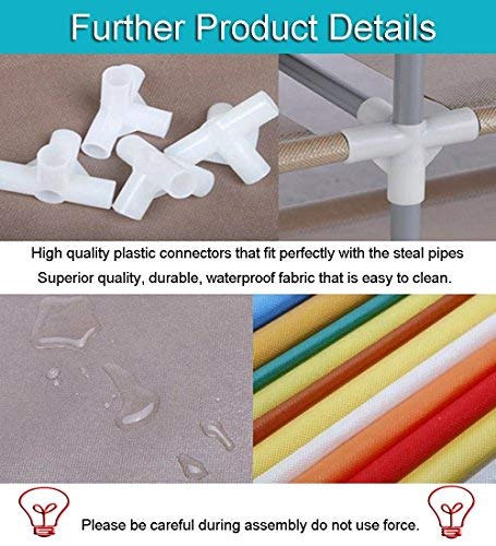 St@llion 10 Tiers Portable Shoe Storage Rack | Shoe Cabinet Organizer Shoe Rack Stand with Dustproof Cover Hold 30 Pairs of Shoes- 153 x 58 x 29