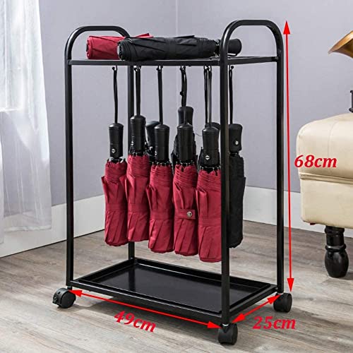 XHALERY Umbrella Rack Stand, Umbrella Holder,Umbrella Stands Umbrella Stand Hotel Large Iron Umbrella Rack, Storage 18-28 Long And Short Umbrella