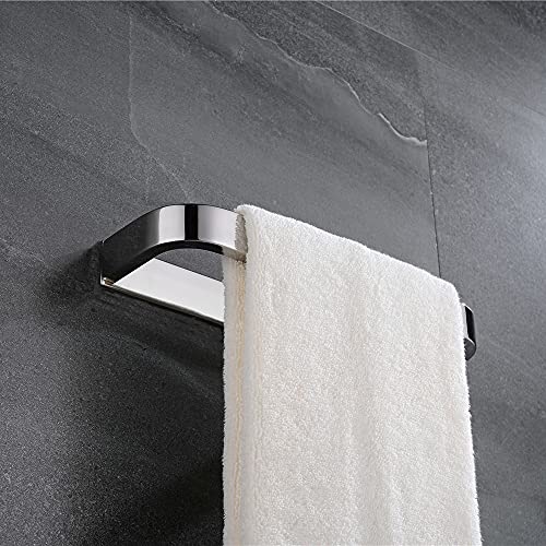 Celbon Towel Bar Holder Self Adhesive Towel Ring Holder Stainless Steel For Kitchen Bathroom Toilet 26CM (Chrome)