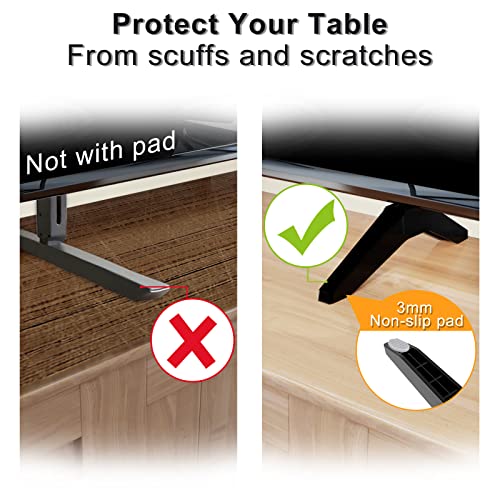 Replacement Legs for LG TV, TV Stand Legs for 40 43 Inch LG TV Legs 40UJ6300 43UJ6300 43UJ630V 43UN6950ZUA 43UM6900 43UK6300 43LK5700 43LM5700 43