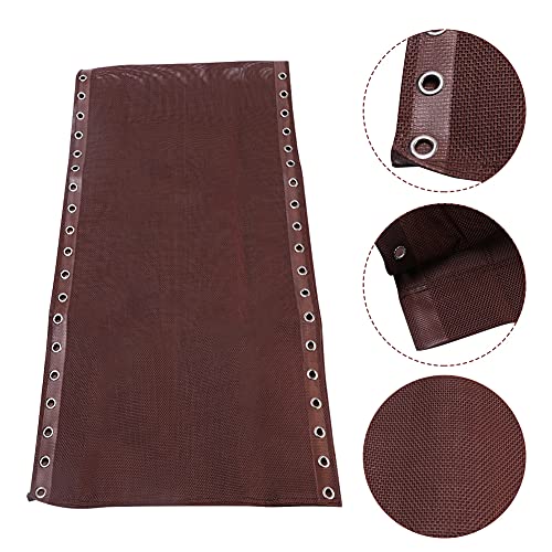 Kisbeibi Zero-Gravity Chair Replacement Fabric,63" x 17" Recliner Mesh Canvas,Lounge Chair Fabric with Ropes,an-ti-Gravity Folding Lounge Repair