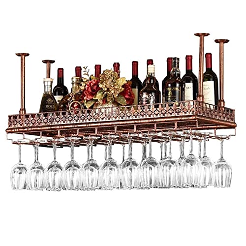 EYLINK Wine Racks,Wine Bottle Glass Racks Multi-Function Ceiling-Type Wine Holder,Wall Mounted Wine Bottle Holder Hanging Wine Glass Racks,Goblet