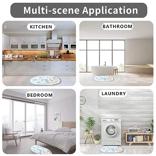 OCDSLYGB Dog Indoor Doormat 50 x 80 cm, Washable Dirt Trapper Mat,Cinna-moroll Door Mat, Non-Slip Clean Mat, Door Mat, Doormat Kitchen Rug Entran