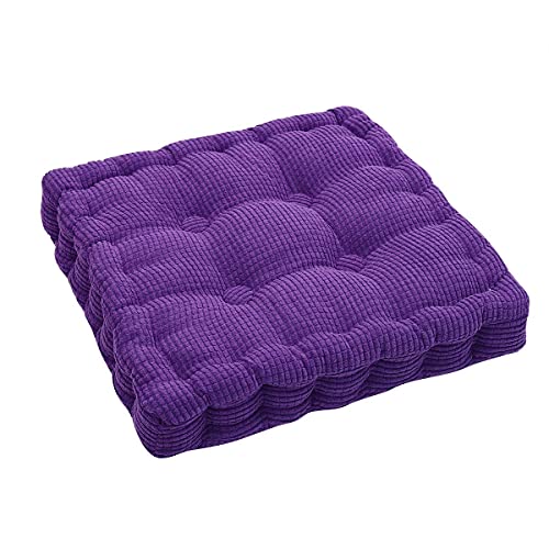 ASDF Garden Furniture Pad, Outdoor/indoor Water Thicken 2 Seater Bench And Patio Furniture Pad Cushion 50x50cm brown-6