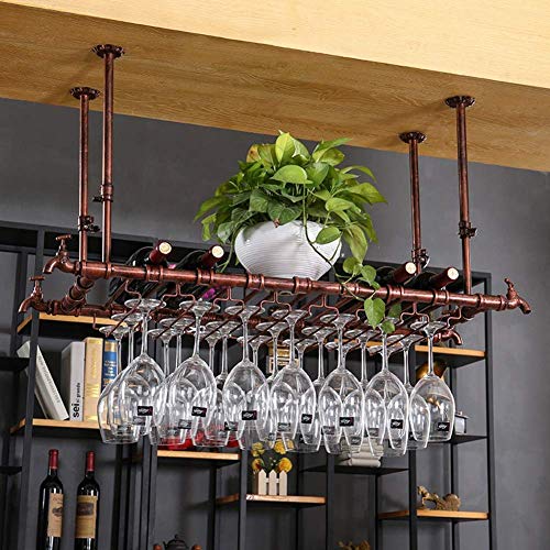 OUSIKA Wine Racks,Creative Wine Rack | Wine Bottle Rack Hanging Wine Glass Rack | Decorative Bar Cup Holder Creative | Goblet Glass Rack